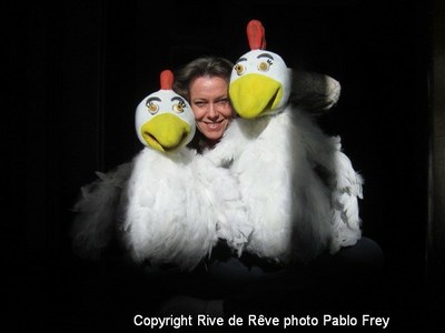 photo ’s kleine Bibbele wìll àn’s Meer - La petite poule qui voulait voir la mer