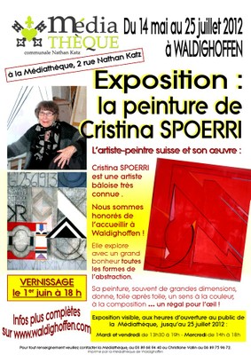 Affiche Cristina Spoerri