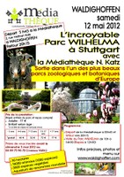 Affiche Stuttgart Wilhelma 12 mai 12