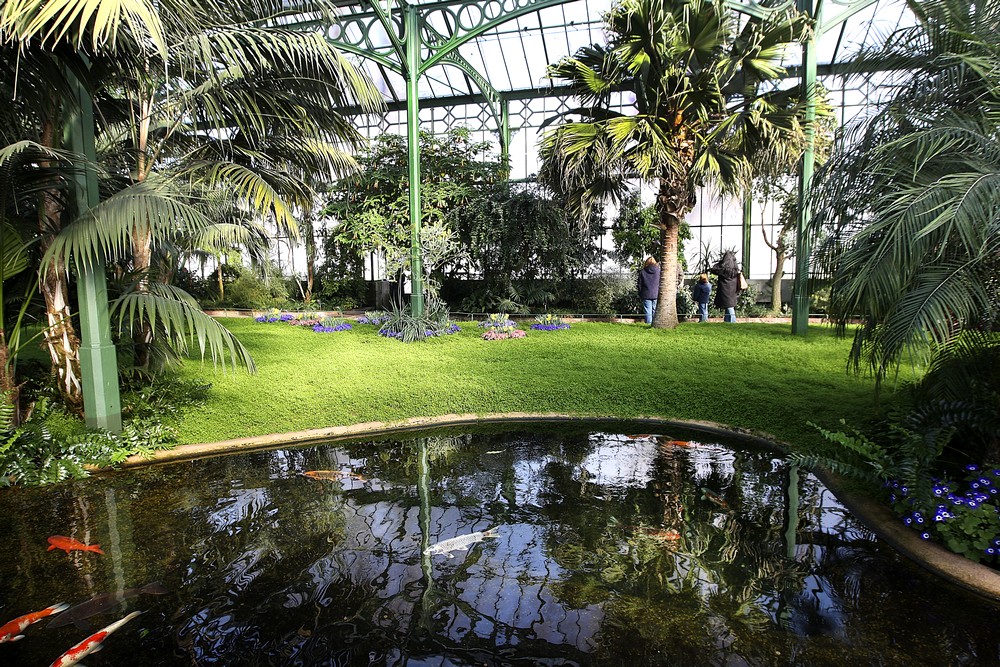 Jardin d'hiver au parc Wilhelma à Stuttgart