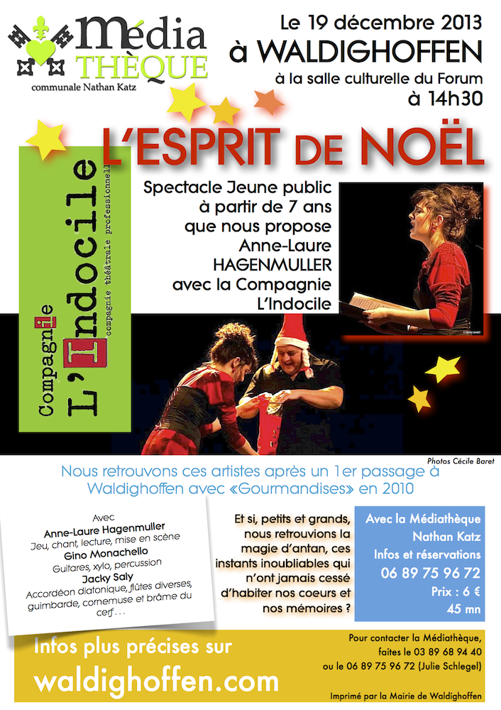 Affiche L'Esprit de Noël-L'Indocile