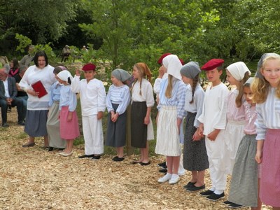 Inauguration papillon spectacle des enfants