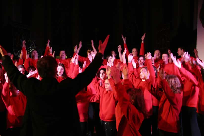 Photo des petits chanteurs de Guewenheim