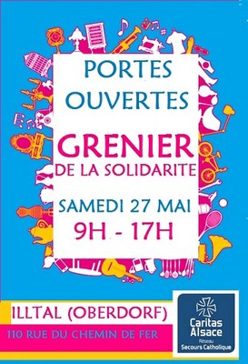 Affiche Portes Ouvertes Caritas 2017