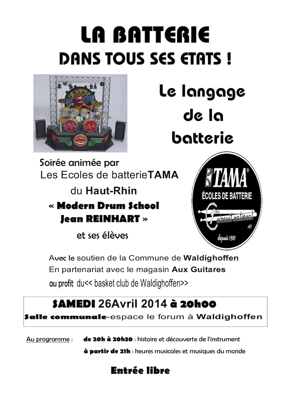 Soirée batterie Waldighoffen 2014