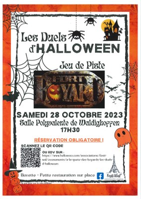 Affiche Jeu de piste halloween 2023