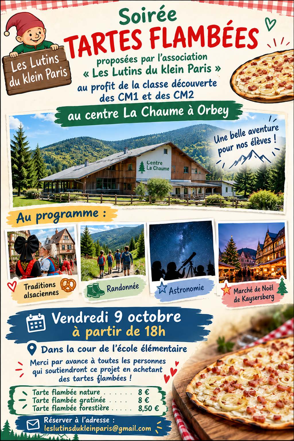 🍕 Soirée tartes flambées