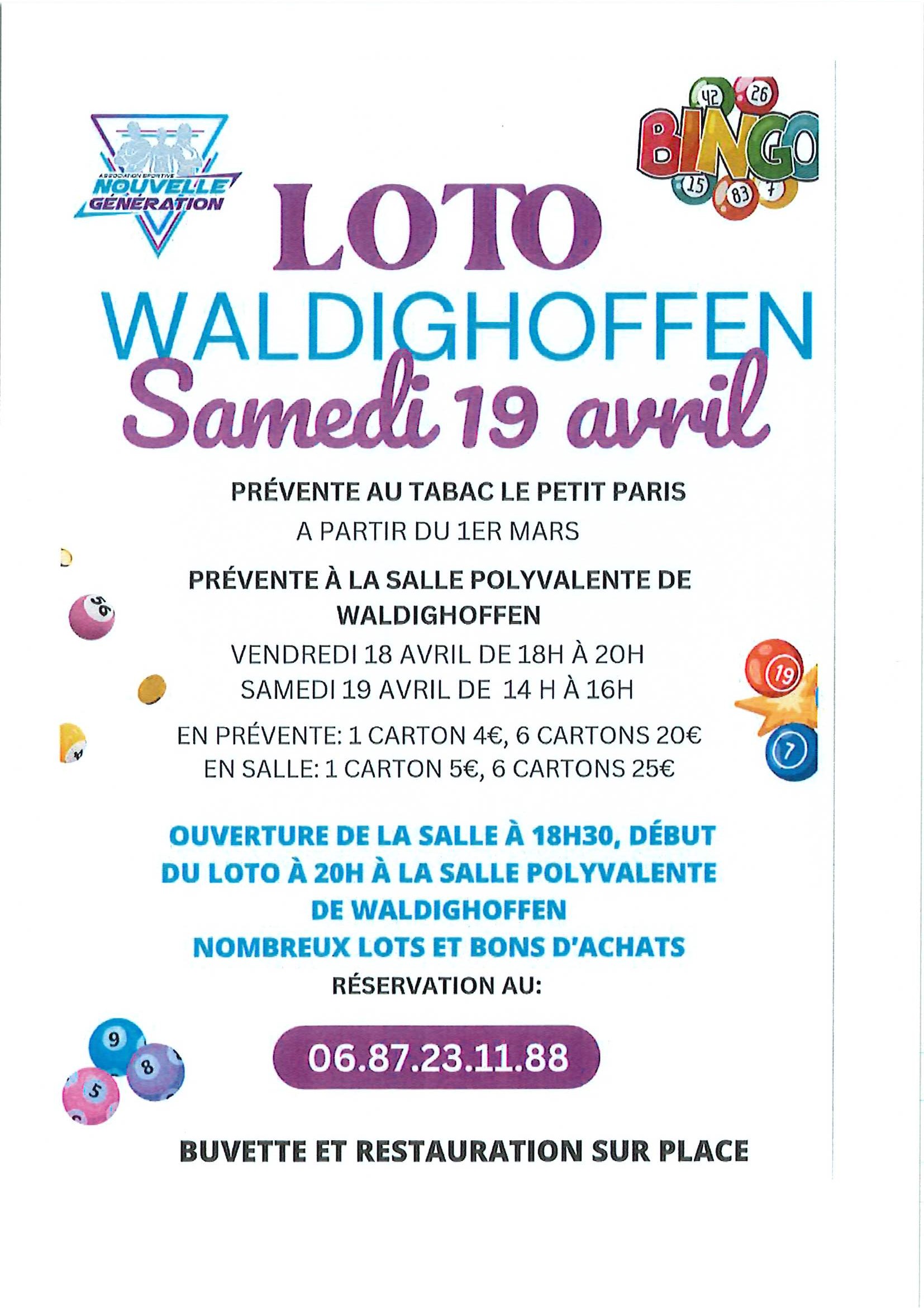 Affiche Loto du 19.04.2025