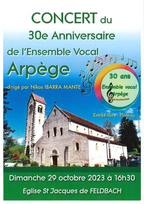 Affiche concert Arpège Feldbach 