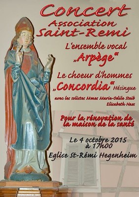 Affiche Concert Hégenheim Arpège -Concordia Hésingue-4 oct 2015