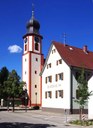 Hausen an der Möhlin - Eglise et Mairie