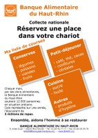 Affiche collecte banque alimentaire 2018