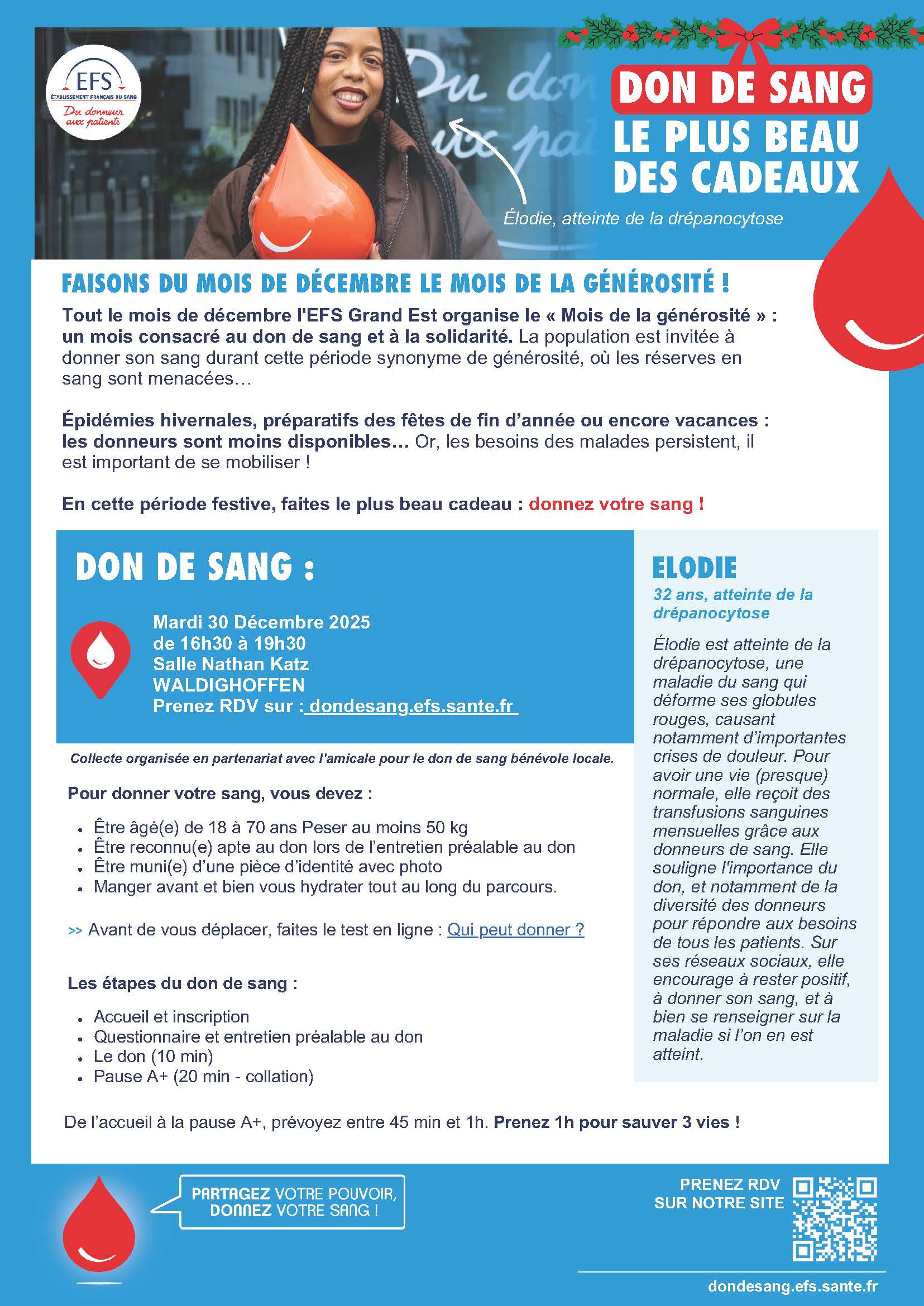 Affiche collecte décembre 2025