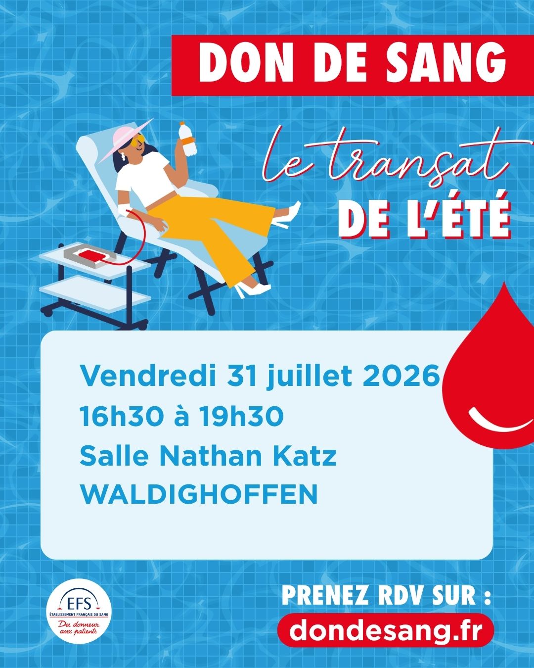 Collecte de sang à Waldighoffen