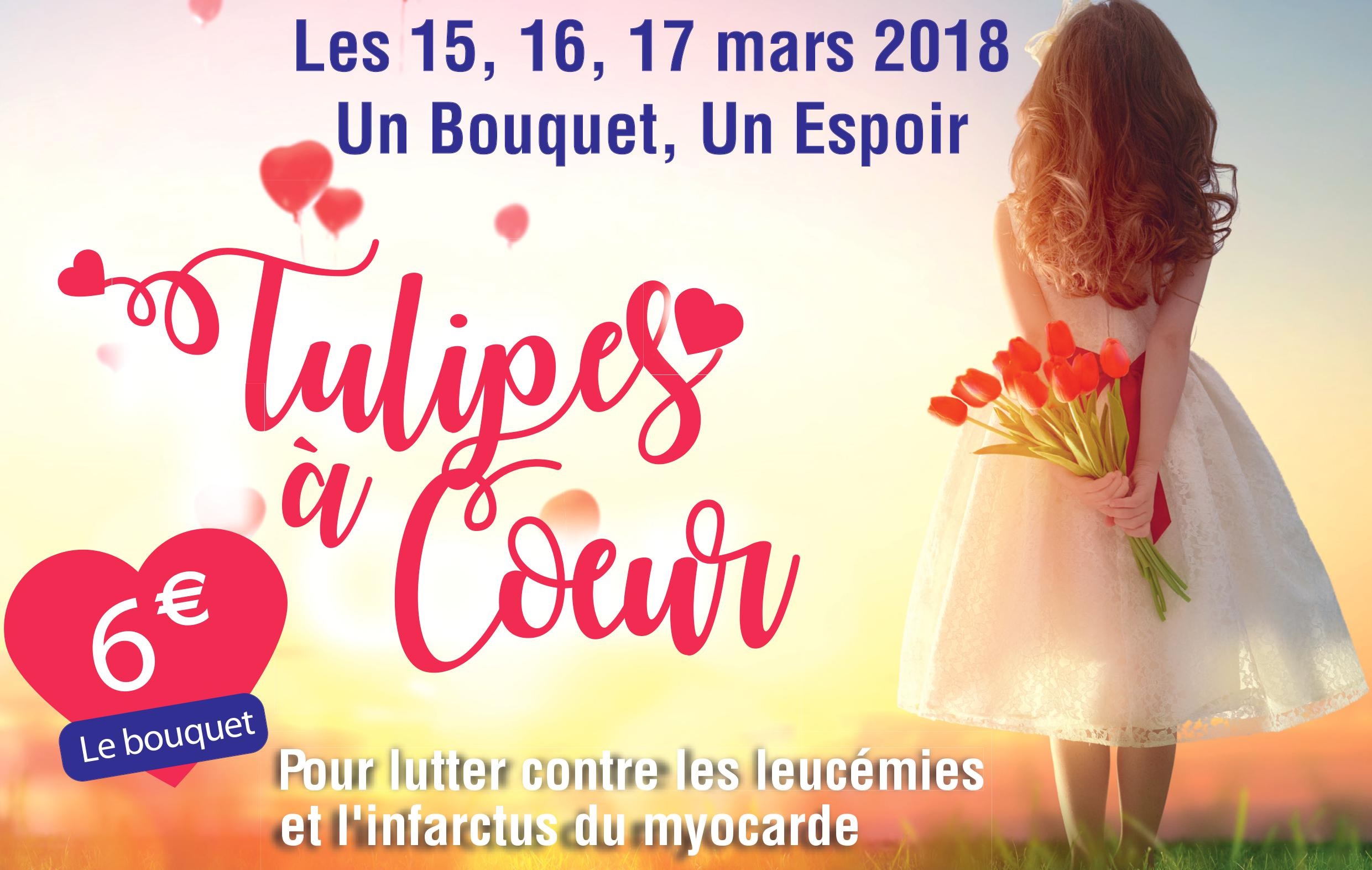 Affiche opération tulipes à coeur 2018