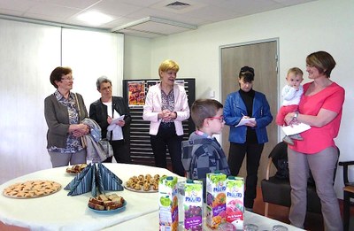 Remise officielle Borne Mélo - Le discours de la Directrice de l'Ehpad Mme Wanza