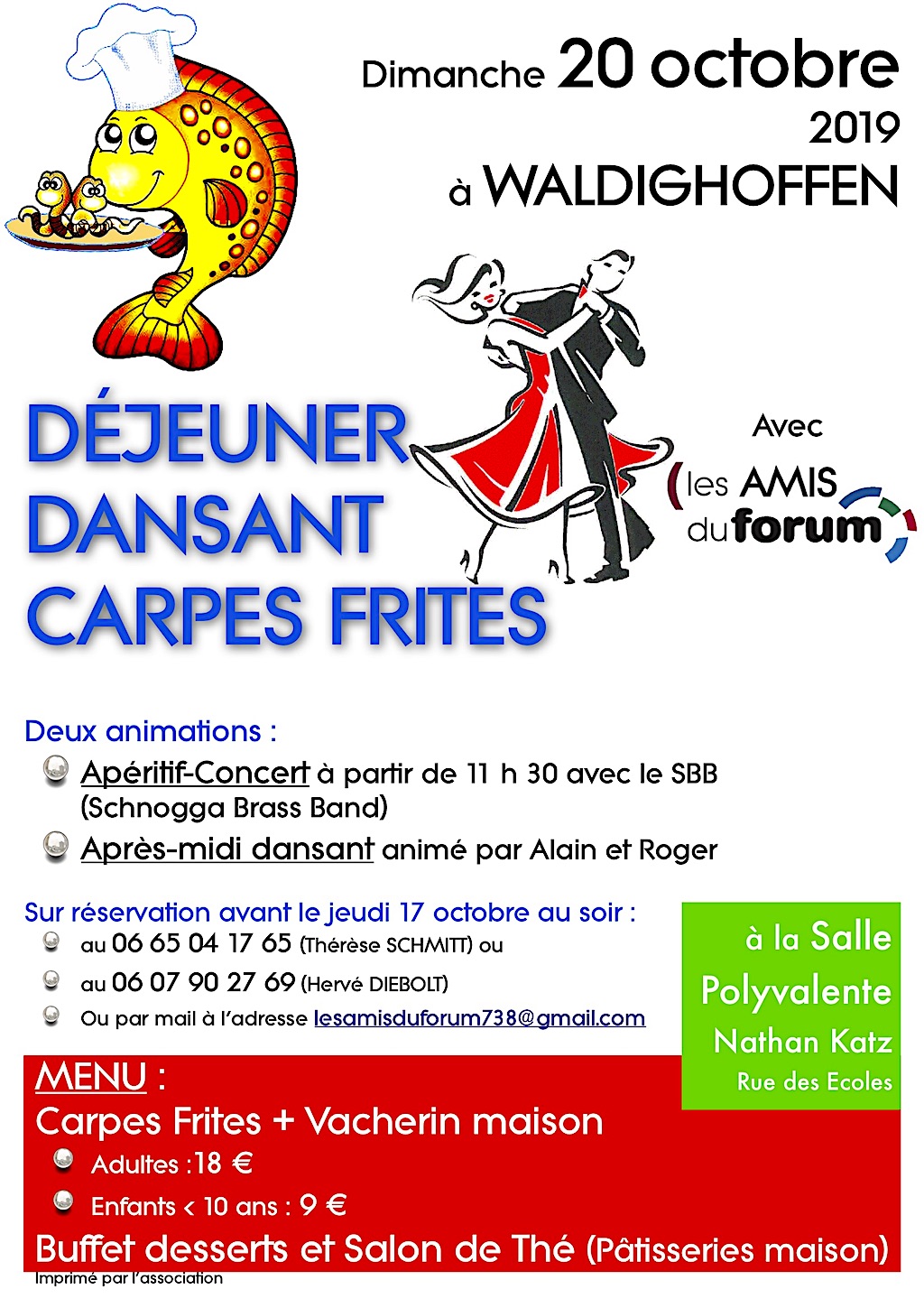 2019/10/20 Déjeuner dansant Carpes Frites 20 oct 19