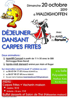 2019/10/20 Déjeuner dansant Carpes Frites 20 oct 19