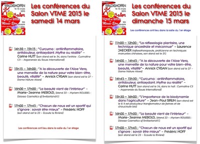 Conférences 2015