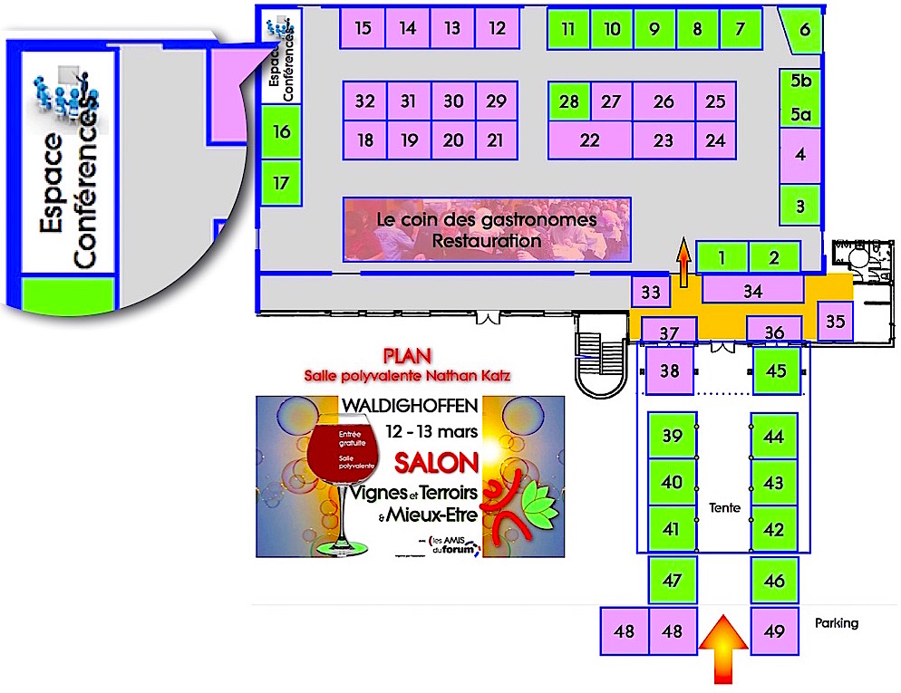 Emplacement Espace Conférences