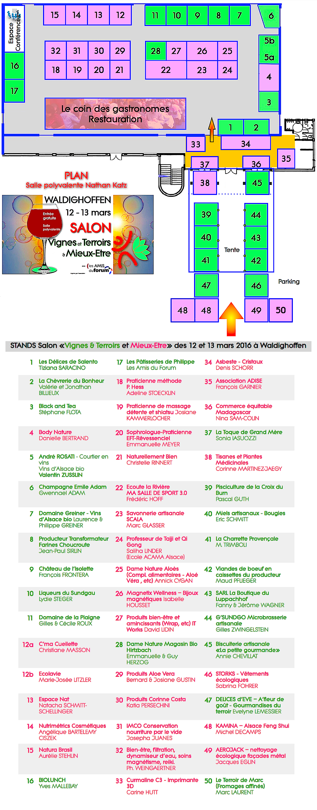 Plan Salon VTME 2016 - 2 pages