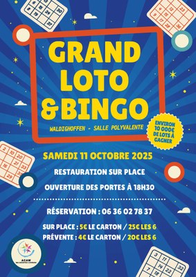 Affiche loto ACAW 2025