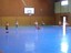 Jeux avec ballon pour le groupe des mini-basketteurs.
