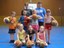 Photo du groupe des mini-basketteurs qui ont participé à la semaine d'initiation au basket.