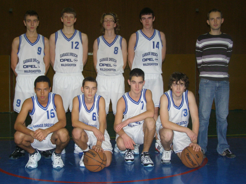 Les cadets du basket-club CSSPP Waldighoffen