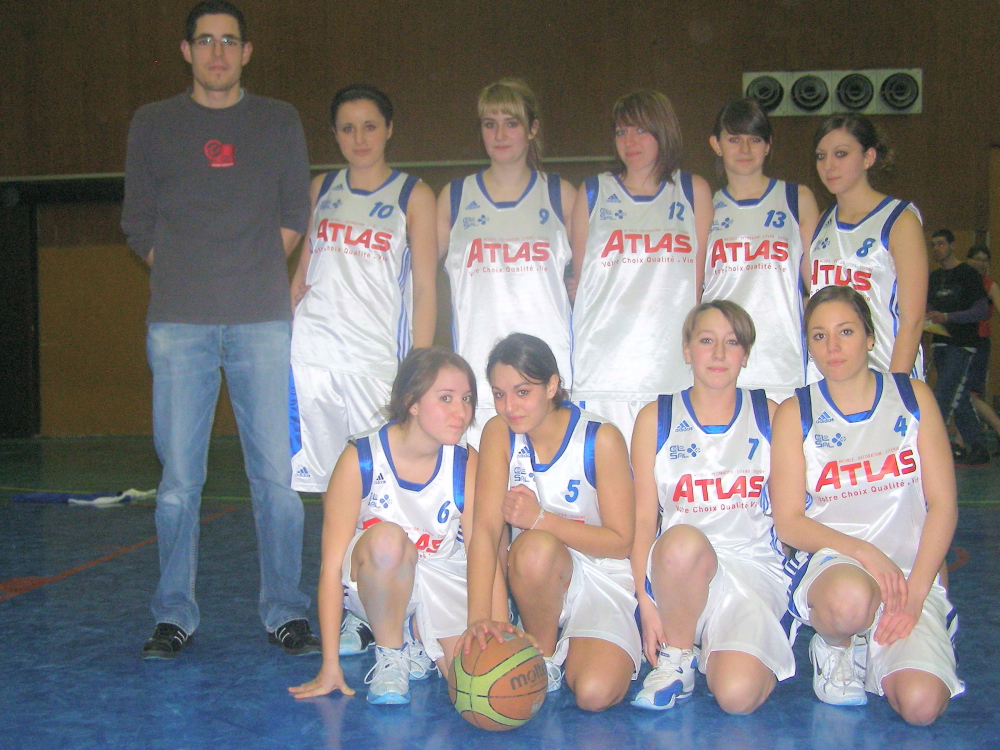 Les cadettes du basket-club CSSPP Waldighoffen