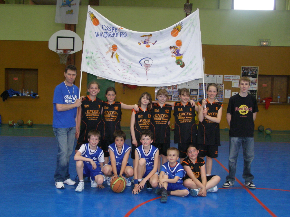 la fete du mini-basket au basket-club CSSPP Waldighoffen