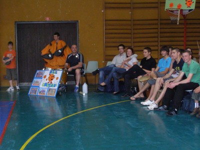 Finales départementales de basket à Waldighoffen le 15 mai. 2