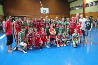 Les finalistes de la catégorie benjamines.