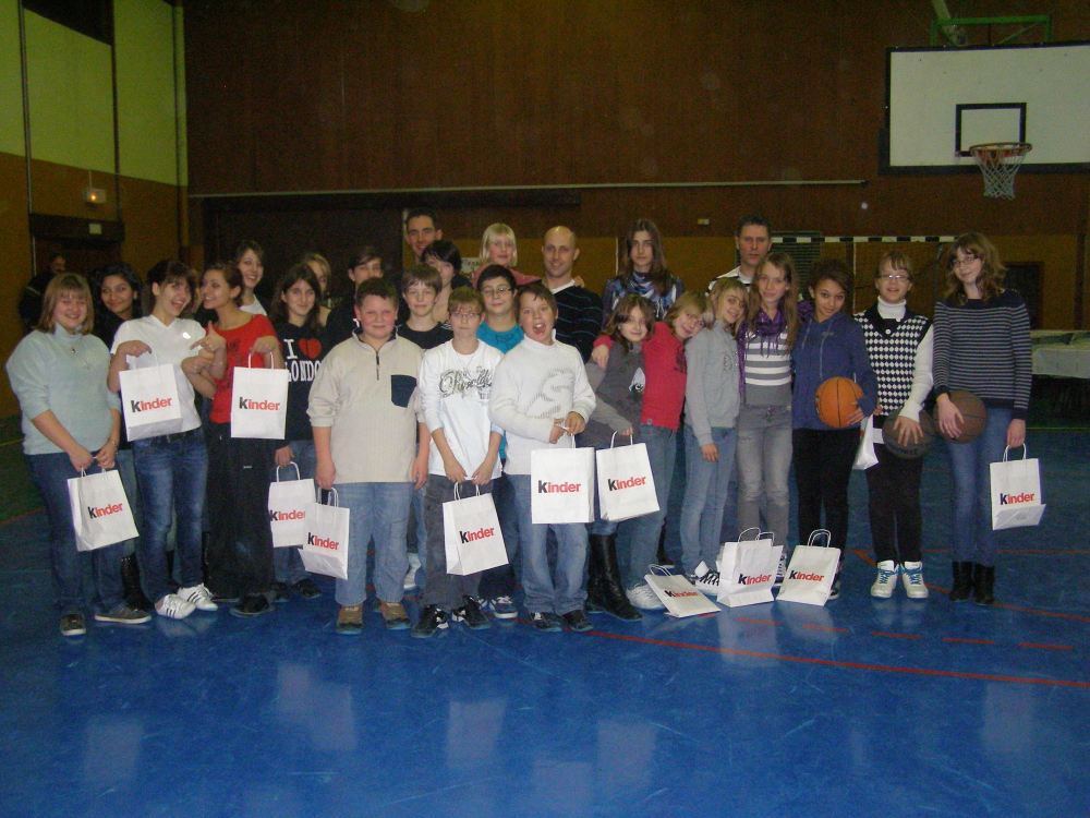 Goûter de Noël du basket-club CSSPP Waldighoffen.