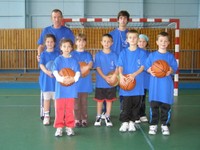 Les mini-poussins du basket-club CSSPP Waldighoffen qui ont participé au camp de basket lundi et mardi à Altkirch.