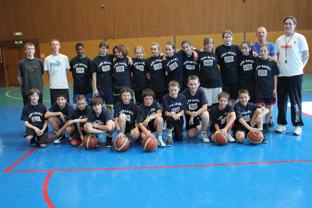 Camp de basket à Waldighoffen.