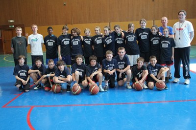 Camp de basket à Waldighoffen.
