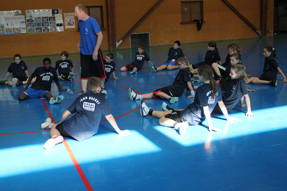 Camp de basket benjamins le 18 avril à Waldighoffen.