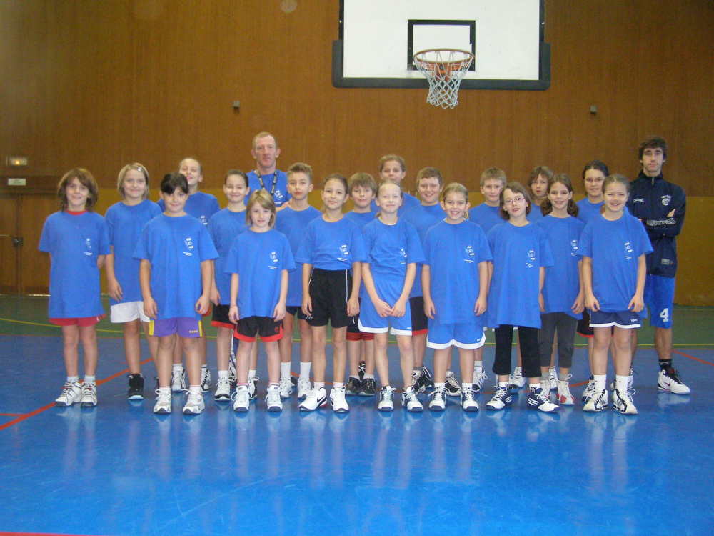 Camp de basket poussines à Waldighoffen..