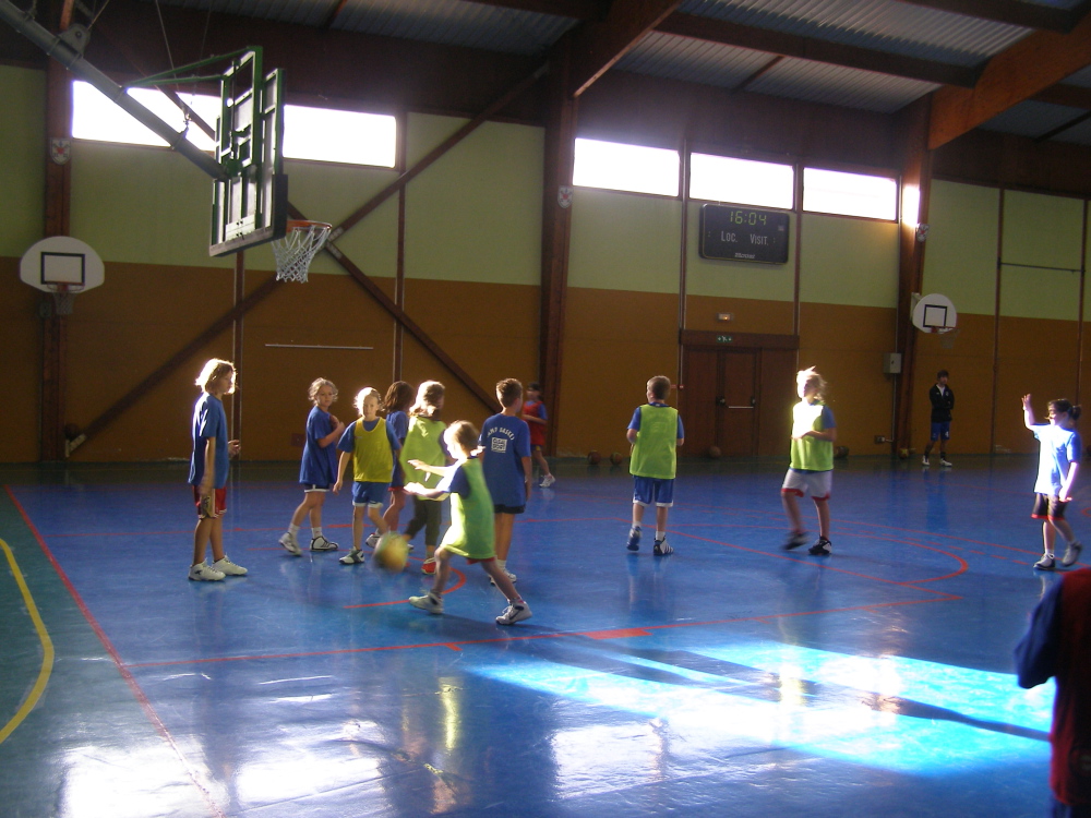 Camp de basket poussins à Waldighoffen.