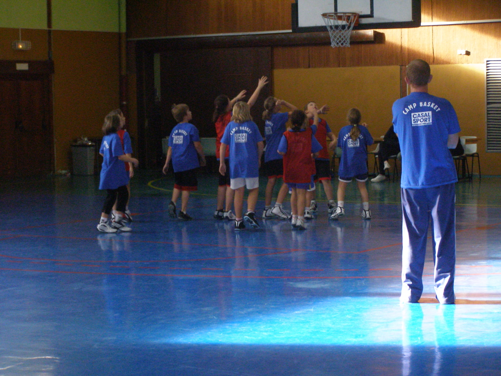 Camp de basket à Waldighoffen.