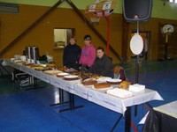 Photo du stand de patisserie lors de la marche de nuit du basket-club CSSPP Waldighoffen.