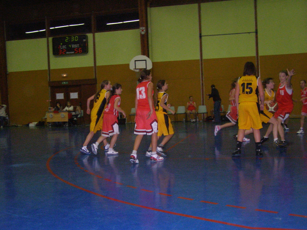 Photo du match des benjamines contre Wihr