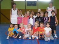 Les baby-basketteurs du basket-club CSSPP Waldighoffen.