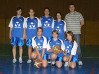 L&rsquo;équipe des seniors féminines du basket-club CSSPP Waldighoffen.