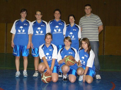 L&rsquo;équipe des seniors féminines du basket-club CSSPP Waldighoffen.