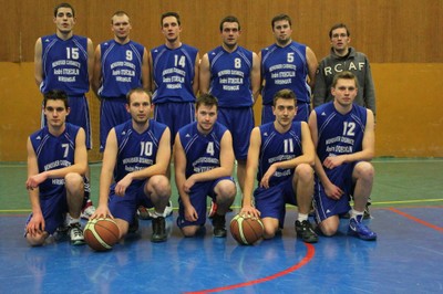 L'équipe des seniors garçons du basket-club CSSPP Waldighoffen