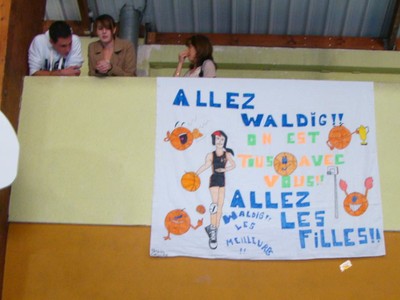 minimes région - berrwiller la banderole réalisé par Mathieu.