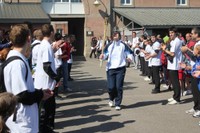 Fête du mini-basket arrivée de la flamme olympique