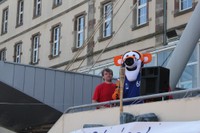 Fête du mini-basket la mascotte FFBIBOU